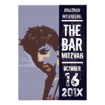 Invitation de Mitzvah de barre de groupe de rock invitations
