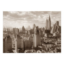 Invitation de New York City de sépia invitations