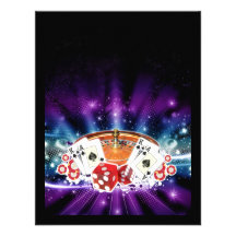 Invitation de nuit de casino