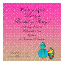Invitation de paon