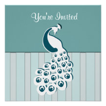 Invitation de paon