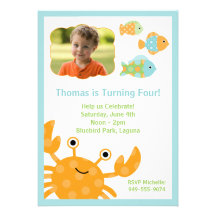 Invitation de partie d'anniversaire de enfant