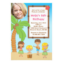 Invitation de partie d'anniversaire de enfant de L