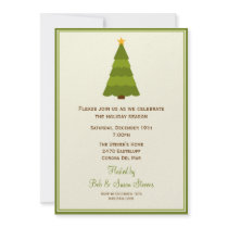Invitation de partie d'arbre de Noël