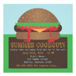 Invitation de partie de barbecue d'été
