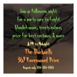 Invitation de partie de Halloween