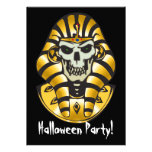 Invitation de partie de Halloween de crâne