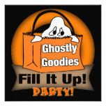 Invitation de partie de Halloween de fantôme