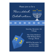 Invitation de partie de Hanoukka