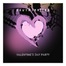 invitation de partie de jour de valentines