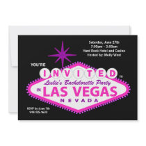 Invitation de partie de Las Vegas Bachelorette