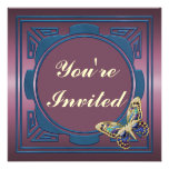 Invitation de partie de papillon