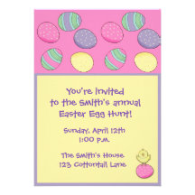 Invitation de partie de Pâques