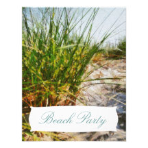 Invitation de partie de plage