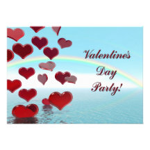 Invitation de partie de Saint-Valentin