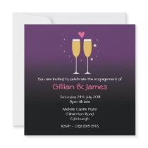 Invitation de partie d'engagement de pain grillé d
