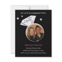 Invitation de partie d'engagement de photo d'annea