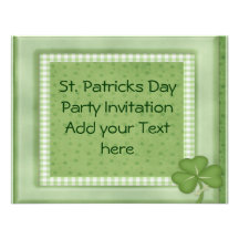 Invitation de partie du jour de St Patrick