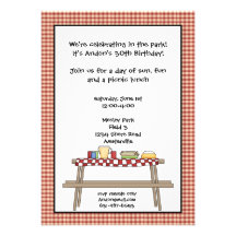 Invitation de pique-nique