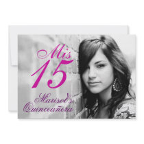 Invitation de Quinceañera