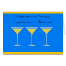 Invitation de retraite carte de vœux