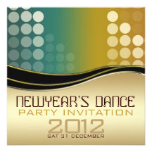 Invitation de soirée dansante du DJ de club de nou
