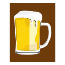 Invitation de tasse de bière