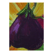 Invitation de tomate et d'aubergine