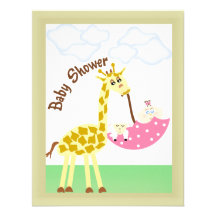 Invitation de transport de baby shower de paraplui
