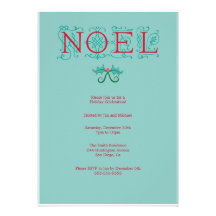 Invitation de vacances de fête de Noël de Noel