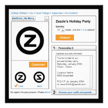 Invitation de vacances de Zazzle