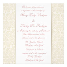 Invitation d'ivoire et d'or