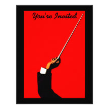 INVITATION D'ORCHESTRE DE CONSIDÉRANT DE CHEF DE B
