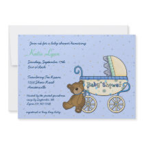 Invitation d'ours de chariot
