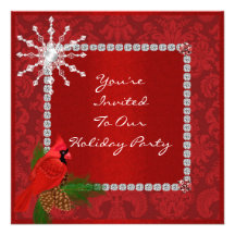 INVITATION EN CRISTAL DE FLOCON DE NEIGE SUR LE DE