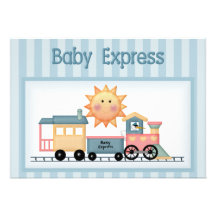 Invitation exprès de baby shower de garçon de bébé