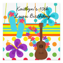 Invitation faite sur commande d'anniversaire de Lu