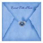 Invitation faite sur commande ornée de bijoux de p