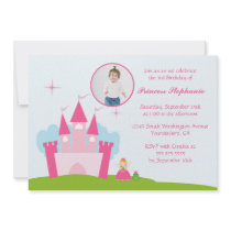 Invitation féerique de fête d'anniversaire de chât