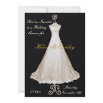 Invitation formelle de wedding shower