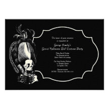 Invitation grande de partie de mascarade de boule 