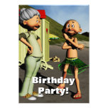 Invitation hawaïen d'anniversaire