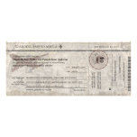Invitation iWedding de carte d'embarquement de l'A