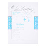 Invitation jumelle de baptême de garçons invitations