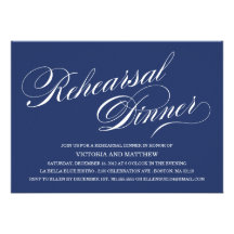 INVITATION LATÉRALE DE DÎNER DE RÉPÉTITION DU MANU