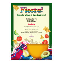 Invitation mexicaine chic et d'amusement de fiesta