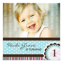 Invitation mignonne de fête d'anniversaire