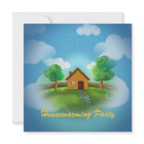 Invitation mignonne de partie de pendaison de crém