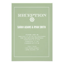 Invitation mignonne de réception de mariage de men
