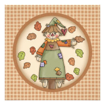 Invitation mignonne de thanksgiving de plaid et d'